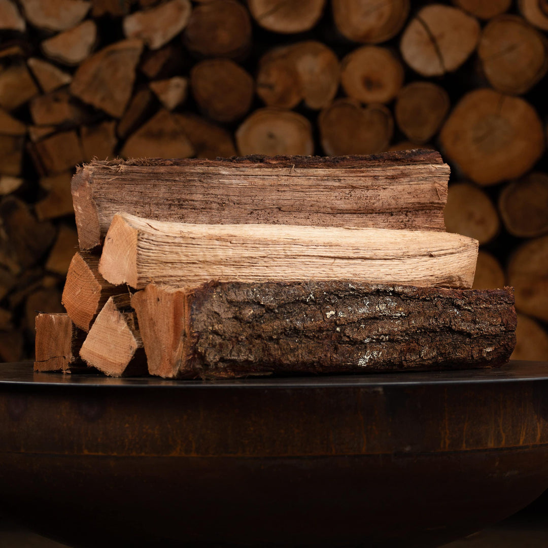 24" Length Oak Firewood Rack