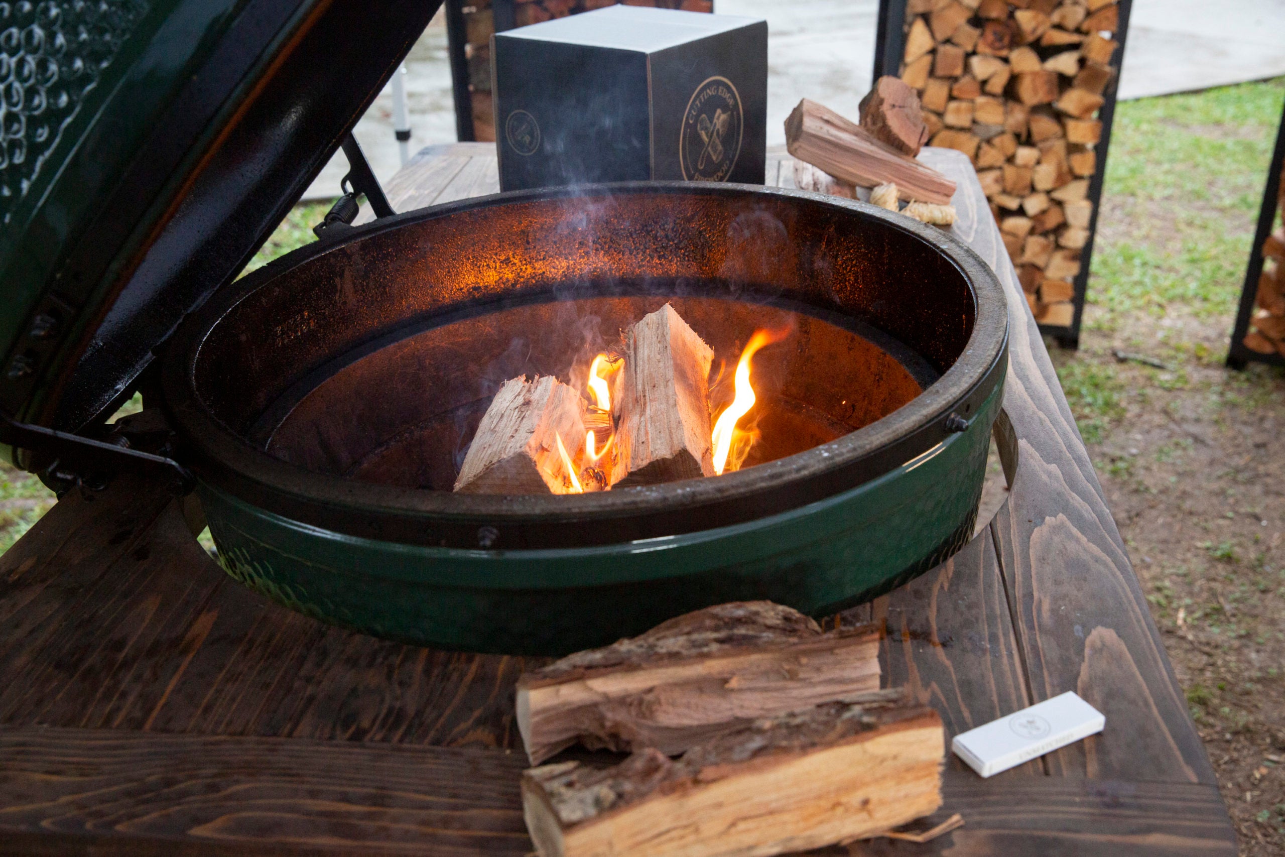 Can I Grill Using Firewood Instead of Charcoal?