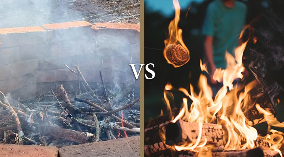 Why is my fire so smokey? (And 6 ways to prevent it)
