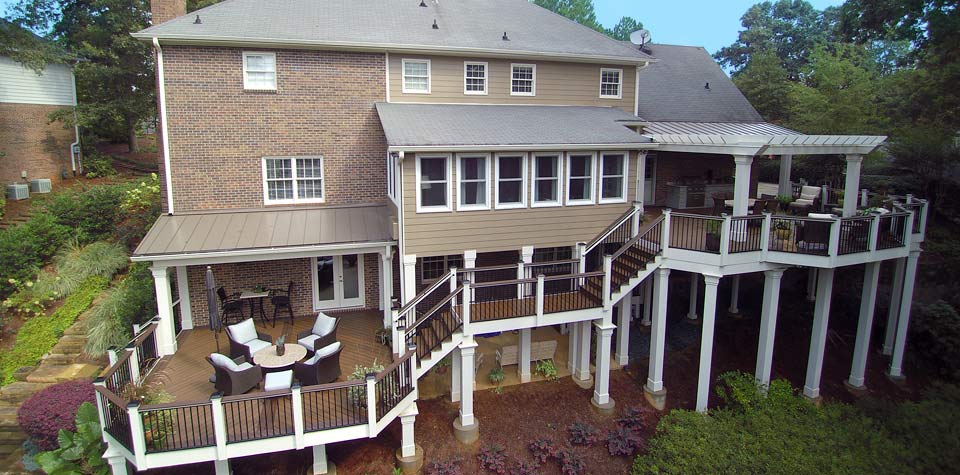 Backyard patio