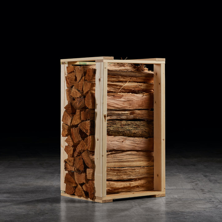 24" Length Hickory Firewood Rack