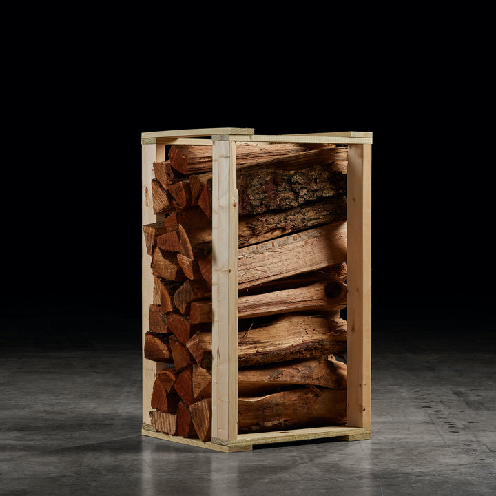 24" Length Oak Firewood Rack