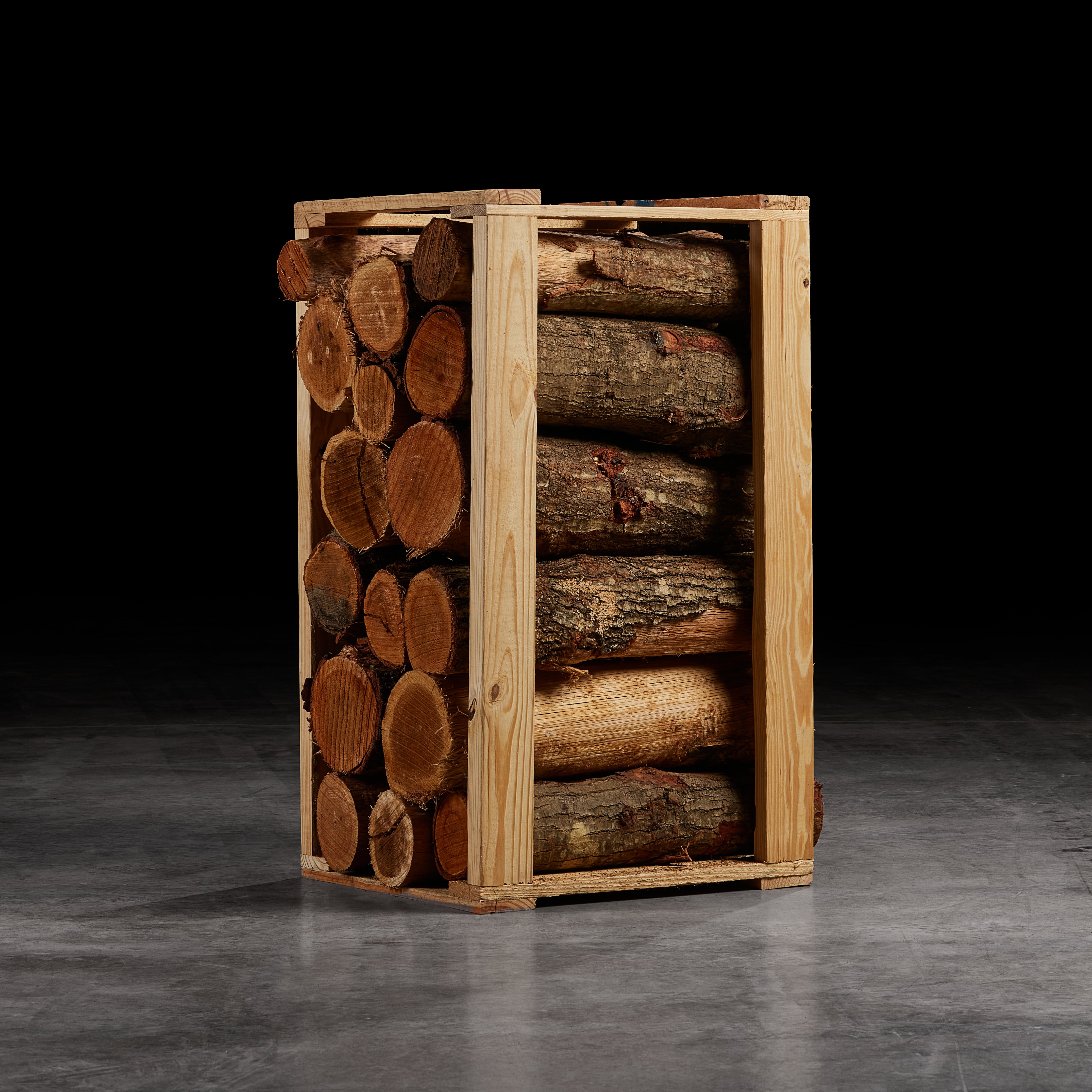 Wooden Round Racking Uncut Oak Rounds Rustic Charm | Cutting Edge Firewood