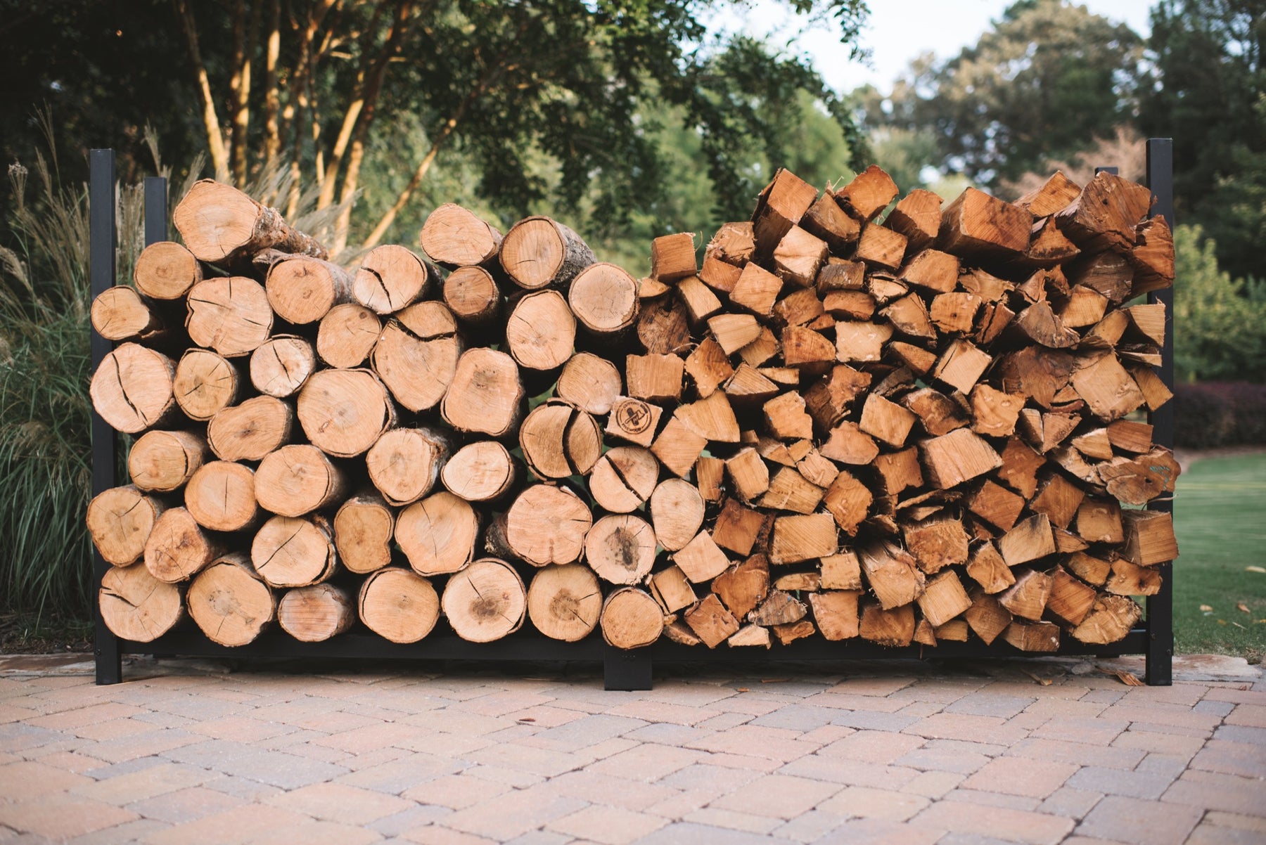 Uncut Oak Rounds Rustic Charm | Cutting Edge Firewood