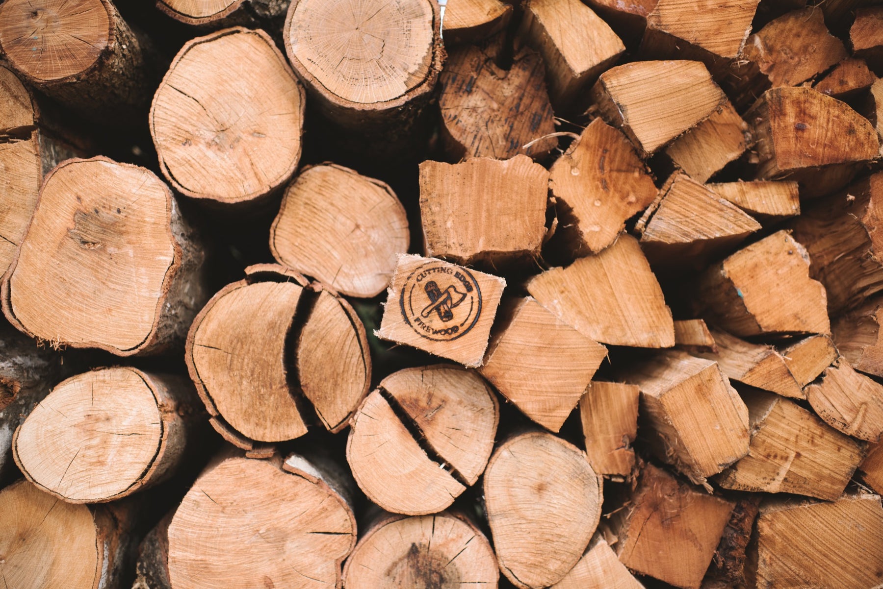 Uncut Oak Rounds Rustic Charm | Cutting Edge Firewood