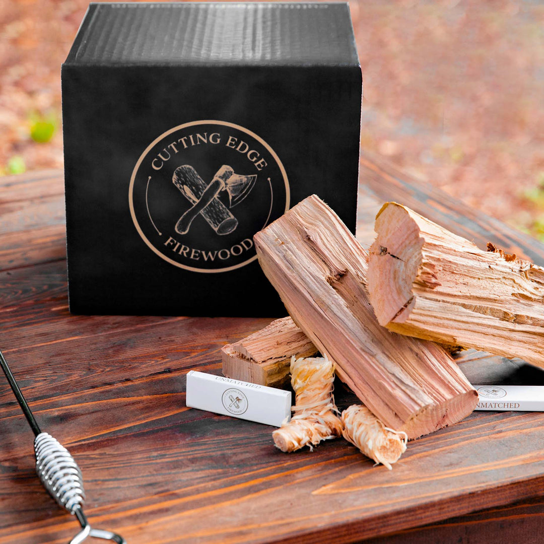 8″ Post Oak Cooking Wood Splits – Standard Box