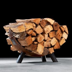 30" Tripod Steel Firewood Rack