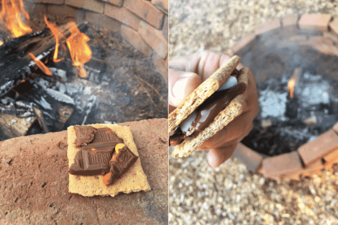 How to melt the chocolate in your s'mores